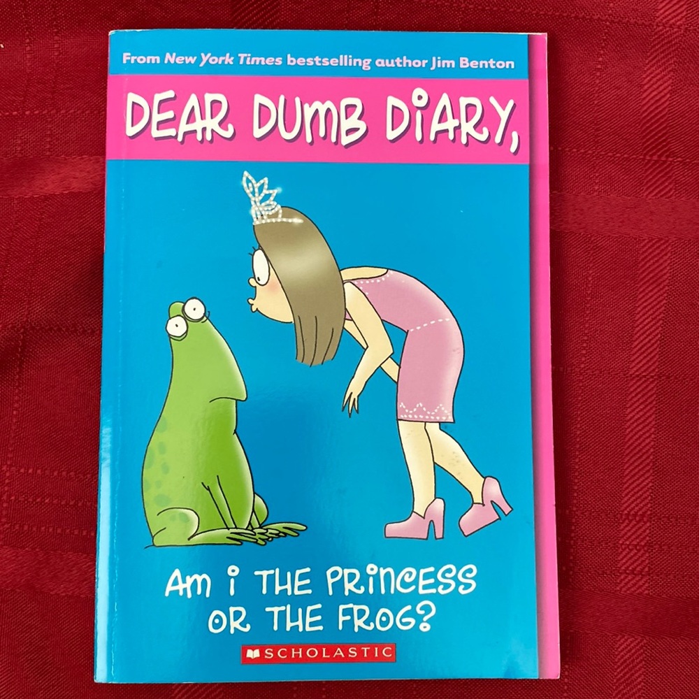 Dear Dumb Diary #3, “Am I the Princess or the Frog,” by Jaimie Kelly.